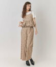 【Fleur monogram Series】フルールモノグラムエンブロイダリーワイドパンツ