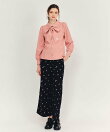 【Fleur monogram Series】フルールモノグラムエンブロイダリーワイドパンツ