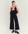 【Fleur monogram Series】フルールモノグラムエンブロイダリーワイドパンツ