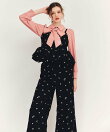 【Fleur monogram Series】フルールモノグラムエンブロイダリーワイドパンツ