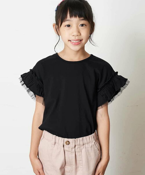 A V V 160 プチプラ フリルスリーブtシャツ Web限定サイズ Rakuten Fashion 楽天ファッション 旧楽天ブランドアベニュー Cd21