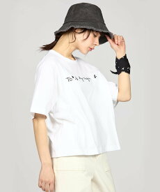 To b. by agnes b. WM40 TS ロゴ ボーイズシルエット Tシャツ アニエスベー トップス カットソー・Tシャツ ホワイト【送料無料】