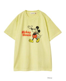 MELROSE CLAIRE 【GOOD ROCK SPEED Disney/Tシャツ】 メルローズクレール トップス カットソー・Tシャツ イエロー【送料無料】