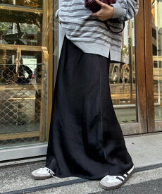 【SALE／10%OFF】CIAOPANIC TYPY 【-3kg見え/14色展開】スタイルアップサテンスカート チャオパニックティピー スカート ロング・マキシスカート ワインレッド ブラック グレー ベージュ ホワイト カーキグリーン ブルー ブラウン【送料無料】