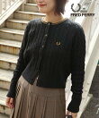 【別注】FRED PERRY / ケーブル ニット カーディガン <26AW 寒暖差対策 着回し >