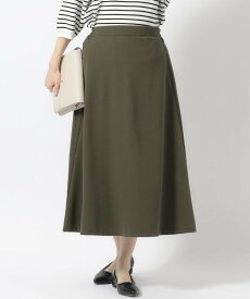 【SALE／10%OFF】SHOO・LA・RUE 【無理せずキレイ】気軽に女性らしさをプラスする セミフレアスカート シューラルー スカート その他のスカート ホワイト ブラック カーキ