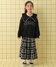 【KIDS】襟付きロゴプリントスウェット
