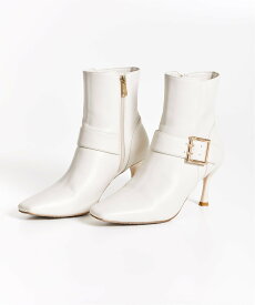 【SALE／60%OFF】Noela バックルデザインショートブーツ ノエラ シューズ・靴 ブーツ ホワイト ブラック ベージュ【送料無料】