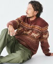 エル・エル・ビーン・クラシック・ラグ・ウール・フェア・アイル・ヘンリー・セーター ジャパン・フィット