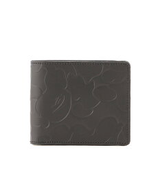 A BATHING APE SOLID CAMO LEATHER WALLET #1 ア ベイシング エイプ 財布・ポーチ・ケース 財布 ブラック【送料無料】