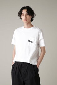 MHL. PRINTED COTTON JERSEY マーガレット・ハウエル トップス その他のトップス ホワイト ブラック ベージュ【送料無料】