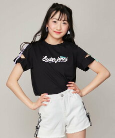 SISTER JENNI 【UVカット】防蚊そでテープあきTシャツ ジェニィオンラインショップ トップス カットソー・Tシャツ ホワイト ベージュ ブラック