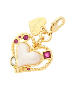 Samantha Thavasa Petit Choice ホワイトハートファスナーチャーム サマンサタバサプチチョイス ファッション雑貨 チャーム・キーチェーン ブルー レッド