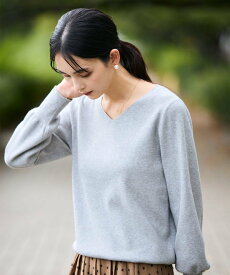 【SALE／50%OFF】a.v.v 【洗える】Vネックパフスリーブニット/アンサンブル対応 アー・ヴェ・ヴェ トップス ニット ブラック オレンジ グリーン ブルー レッド ホワイト グレー