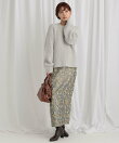 フラワージャカードナロースカート
