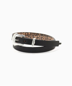 WORLDLY-WISE SEVEN BY SEVEN / �Z�u�� �o�C �Z�u�� RK&CO.NARROW WESTERN BELT ���[���h���[���C�Y �t�@�b�V�����G�� �x���g �u���b�N�y���������z