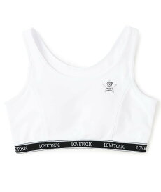 Lovetoxic DRYメッシュハーフトップ ナルミヤオンライン インナー・ルームウェア その他のインナー・ルームウェア ホワイト カーキグリーン