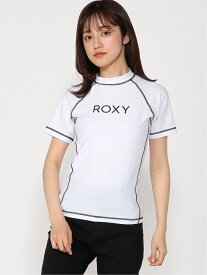【SALE／50%OFF】ROXY (W)RASHIE S/S ラッシュガード ロキシー 水着・スイムグッズ ラッシュガード ブラック ホワイト