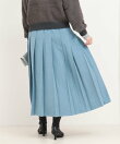 フェイクスウェードプリーツスカート