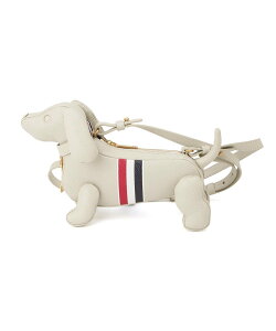 THOM BROWNE MINI HECTOR CROSSBODY W/ RWB STRIPE �g���u���E�� �o�b�O �n���h�o�b�O �J�[�L�O���[���y���������z