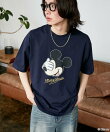 <機能性素材>Mickey Mouse/ミッキーマウス/ フェイスTシャツ 限定展開