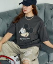 <機能性素材>Mickey Mouse/ミッキーマウス/ フェイスTシャツ 限定展開
