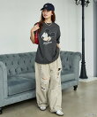 <機能性素材>Mickey Mouse/ミッキーマウス/ フェイスTシャツ 限定展開