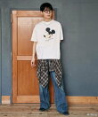 <機能性素材>Mickey Mouse/ミッキーマウス/ フェイスTシャツ 限定展開