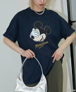 <機能性素材>Mickey Mouse/ミッキーマウス/ フェイスTシャツ 限定展開