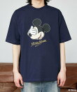 <機能性素材>Mickey Mouse/ミッキーマウス/ フェイスTシャツ 限定展開