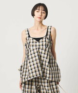 UNITED ARROWS カラー ギンガムチェック キャミソール -ウォッシャブル- ユナイテッドアローズ トップス …