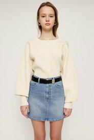 【SALE／62%OFF】SLY 2WAY C/N CROPPED KNIT カーディガン スライ トップス カーディガン ホワイト ブラック ブルー オレンジ