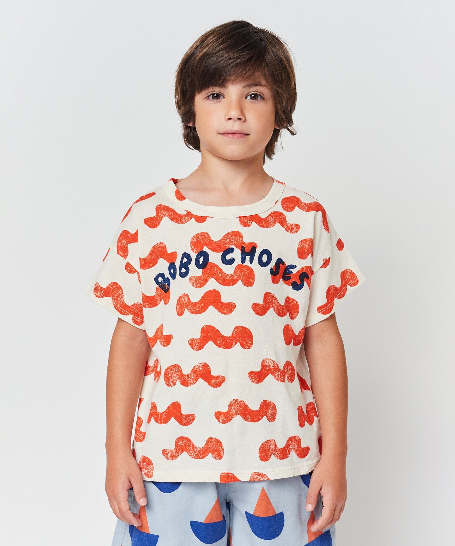 こども ビームス｜BOBO CHOSES / Wave ロゴプリント Tシャツ 23(2~11才 ...