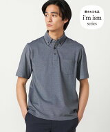 【SALE／14%OFF】COMME CA ISM 【吸水速乾】カノコポロシャツ コムサイズム トップス ポロシャツ ブルー …