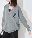 《WEB限定カラーあり/追加予約》サガラ刺繍スエットライクニットカーディガン