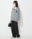 《WEB限定カラーあり/追加予約》サガラ刺繍スエットライクニットカーディガン
