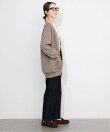《WEB限定カラーあり/追加予約》サガラ刺繍スエットライクニットカーディガン