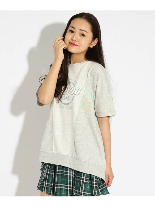 Pink Latte ニコラ掲載 ブロッキングカレッジトップス Rakuten Fashion 楽天ファッション 旧楽天ブランド アベニュー Df36