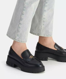 【SALE／47%OFF】COACH OUTLET 【公式】ルーシー ローファー コーチ　アウトレット シューズ・靴 ローファー ブラック【送料無料】