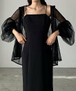Louere スリーブシアーシャツ