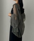 Louere スリーブシアーシャツ
