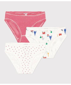 PETIT BATEAU ショーツ3枚組 プチバトー インナー・ルームウェア ショーツ