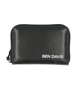 BEN DAVIS BEN DAVIS �x���f�C�r�X SMOOTH ROUND WALLET ���[�� ���z�E�|�[�`�E�P�[�X ���z �u���b�N�y���������z