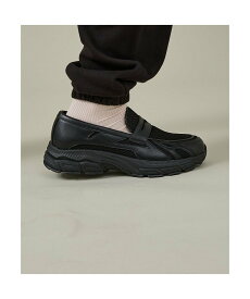 ABAHOUSE LASTWORD BLACK LOAFER SNEAKERS / ブラック ローファースニーカー/ アバハウス シューズ・靴 スニーカー ブラック【送料無料】