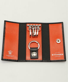 ETTINGER 【公式】ST840JCF 4フックキーケース エッティンガー 財布・ポーチ・ケース その他の財布・ポーチ・ケース レッド パープル オレンジ【送料無料】