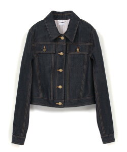 THOM BROWNE DENIM JACKET IN JAPANESE SELVEDGE DENIM �g���u���E�� �W���P�b�g�E�A�E�^�[ �f�j���W���P�b�g �l�C�r�[�y���������z