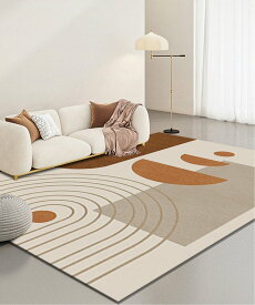 【SALE／30%OFF】aimoha home aimoha home/(W)ナチュラルカラー韓国風デザインマット/カーペット アイモハ インテリア・生活雑貨 カーペット・ラグ・マット ベージュ グリーン ホワイト グレー