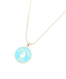 A BATHING APE COLLEGE NECKLACE ア ベイシング エイプ アクセサリー・腕時計 ネックレス ピンク ブルー【送料無料】