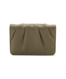 【SALE／50%OFF】urbanfemine. urbanfemine./(W)二つ折りカードケース ミニョントレフル ルームヨンマルサンセレクティッド 財布・ポーチ・ケース 名刺入れ・カードケース カーキグリーン グレー ブラウン ブラック ピンク