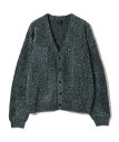 【SALE／50%OFF】BEAMS 5ゲージ ブークレ カーディガン ビームス メン トップス カーディガン グリーン グレー ブルー【送料無料】